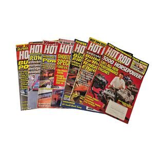 1990s Hot Rod Magazines Set of 7 Classic Ads